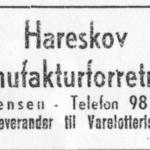 11 Hareskov manufakturforretning 1958